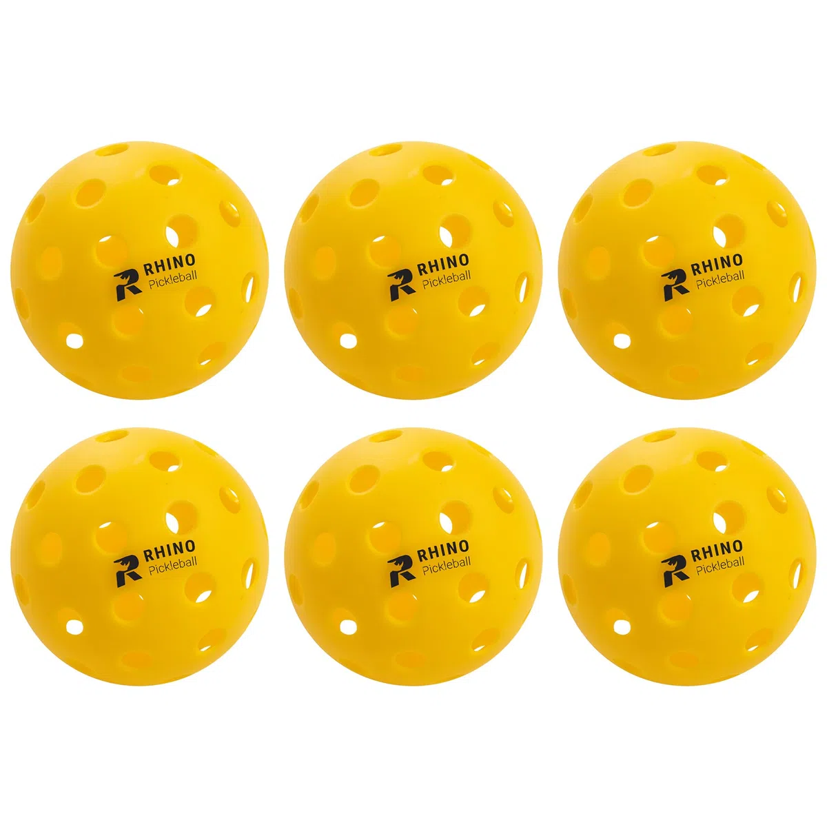 Champion Sports - Set di 6 palline da pickleball, dimensioni ufficiali, per il tempo libero e il torneo