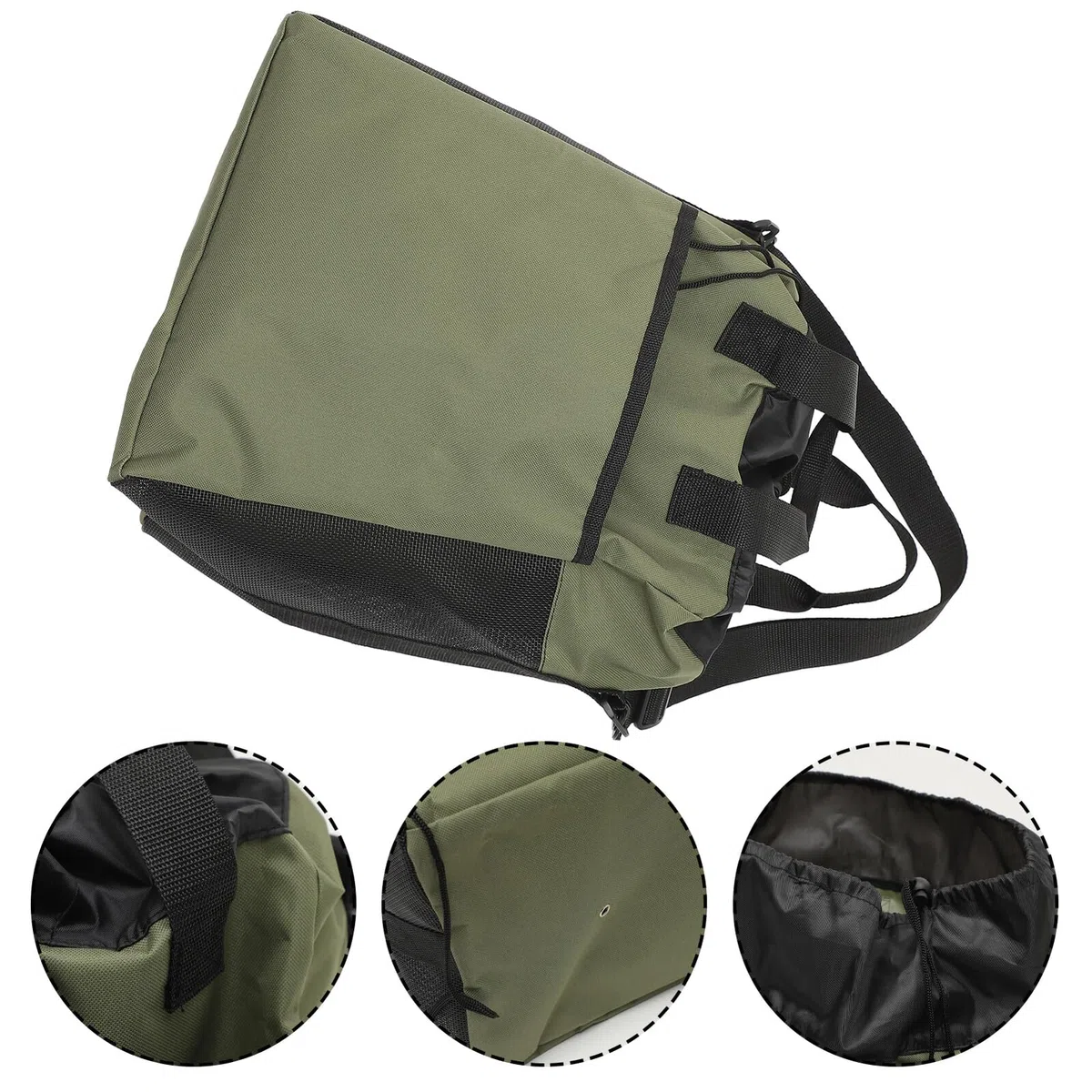 Borsa per Stivali da Pesca all Aperto Oxford Cinghie Regolabili e Rete Traspirante, Contenitore per Stivali da Pesca e Wader