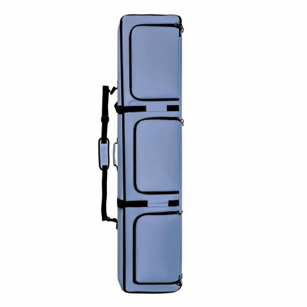 Portasci Borsa Attrezzatura Snowboard Porta Accessori con Tre Scomparti Esterni E Spallacci Costruzione Imbottita a Morbido in 600D Oxford E