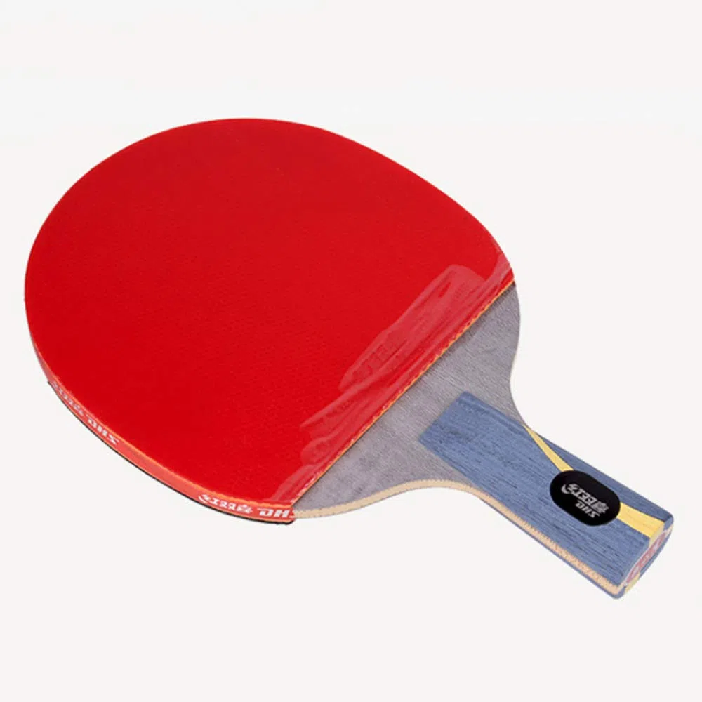 Racchetta da Ping-Pong, Mazza da Ping Pong Professionale, Racchetta Competizione con Custodia/Marrone/Manico Lungo(Blue,Short Handle)