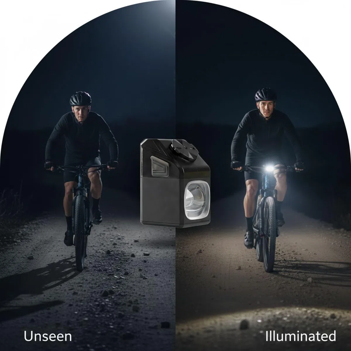 Luce, 1600Lm, Doppia Sorgente di Luce Per La Guida Notturna, Anti-Glare Cut-Off Fascio, Batteria 4000Mah, Ipx6 Impermeabile, Lega di Alluminio, Facile Montaggio