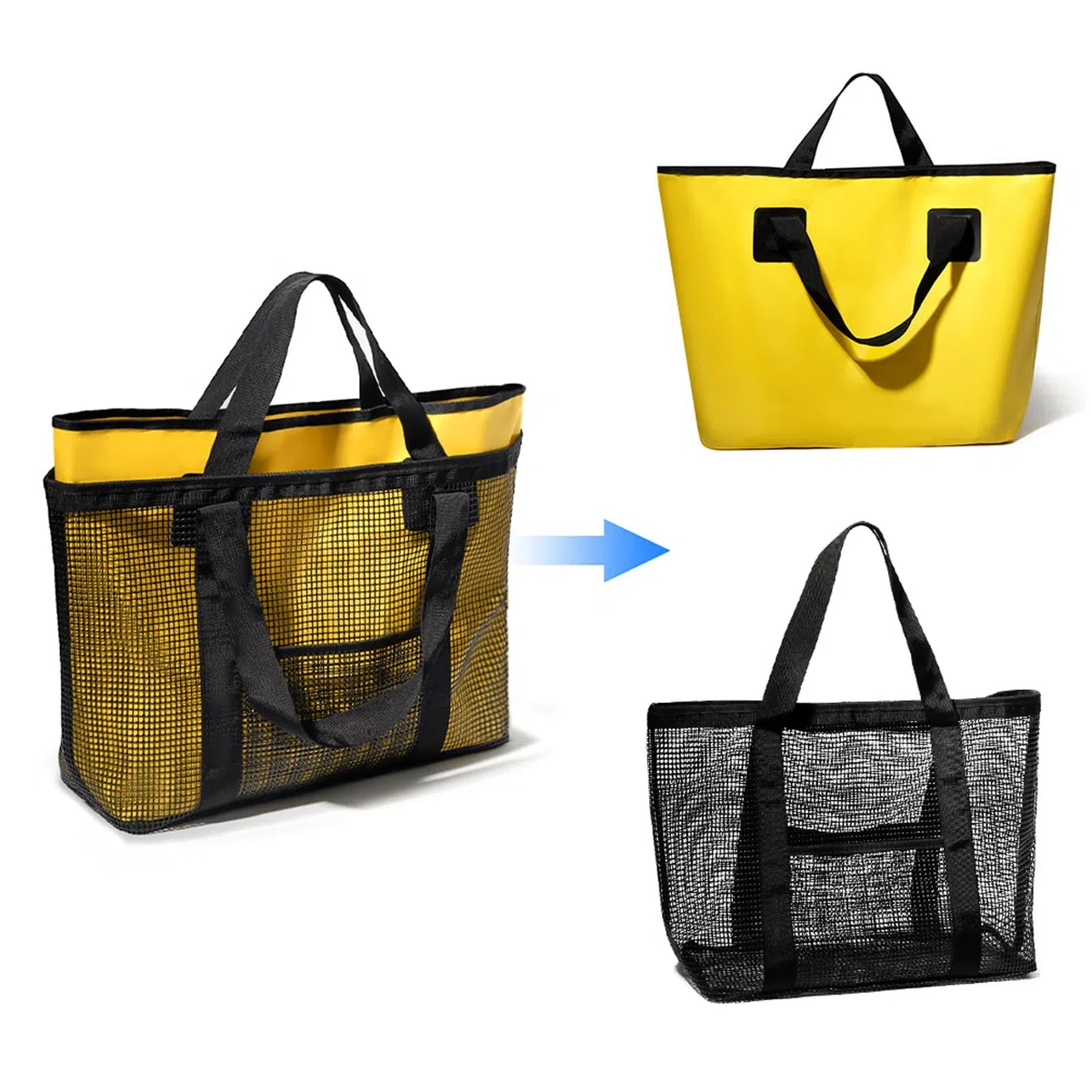 Borsa da nuoto traspirante di grande capacità ad asciugatura rapida per abbigliamento da viaggio per attività all'aperto attrezzatura sportiva accessorio durevole spiaggia piscina