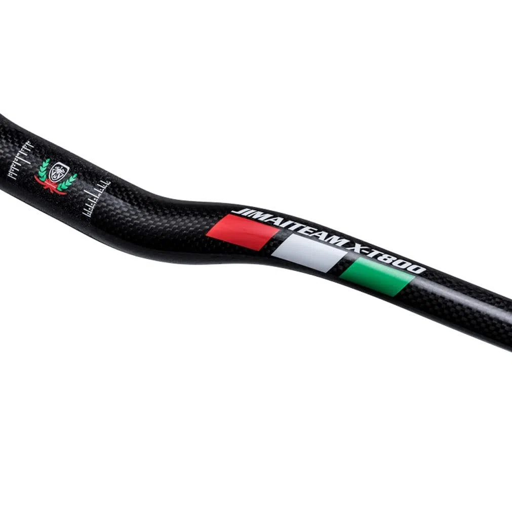 Manubrio Riser In Fibra Di Carbonio 31,8 Mm MTB/BMX/manubrio Bici Pieghevole 580/600/620/640/660/680/700/720/740/760 Mm Barra Extra Lunga Nero(580mm)