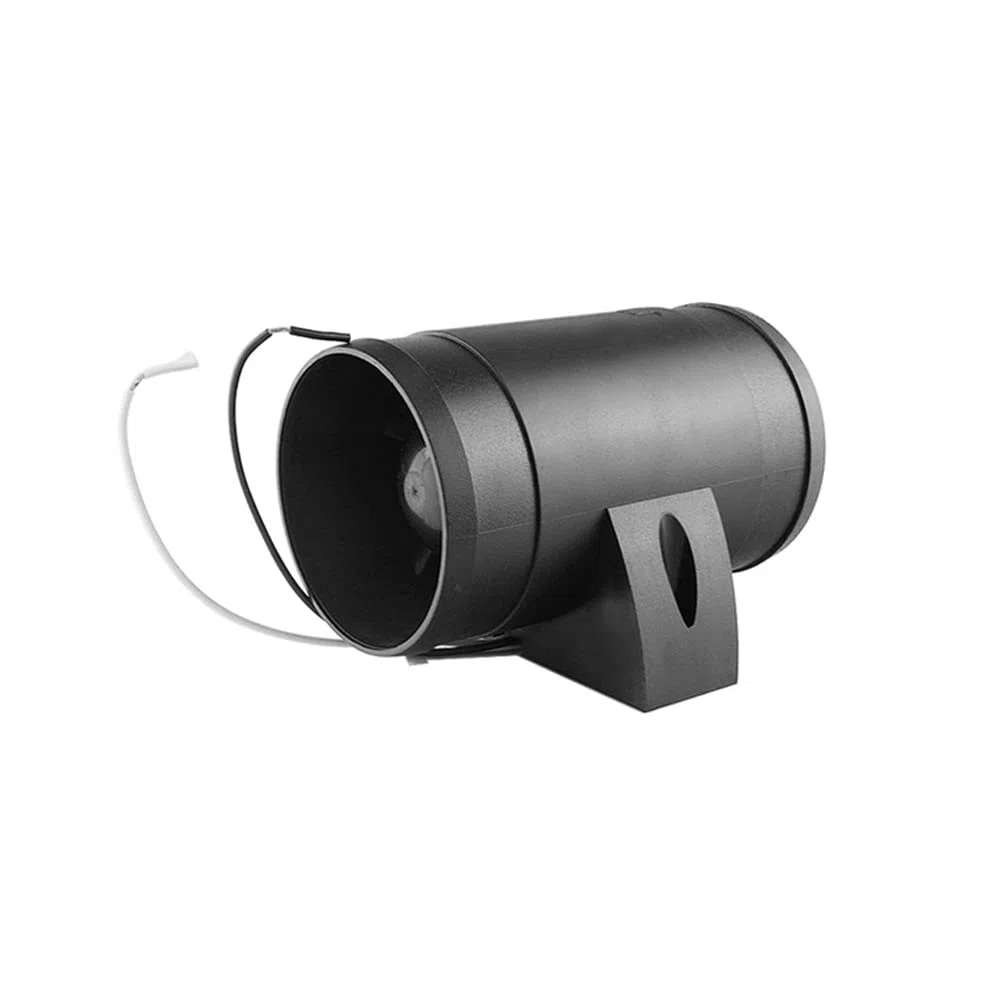 Riloer 12V RV Yacht Engine Room DC Marine Blower Ventilatore di scarico, in-line Air Blower con tubo di aspirazione 75MM/3" Ventilatore compatto per barca Motore di sentina Cambusa Ventilazione marina