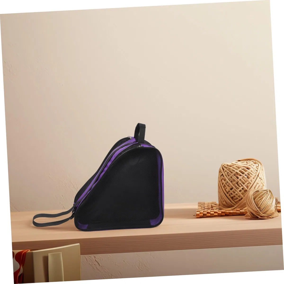 SUPVOX Borsa per Pattini a Rotelle 2 Pezzi in Oxford, Capiente | Design Multistrato, Uso Outdoor, per Scarpe da Pattinaggio e Stivali da Pioggia