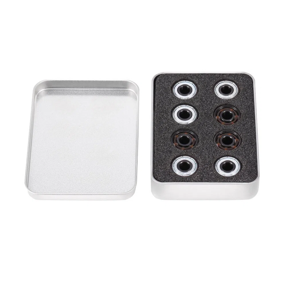 16pcs / set cuscinetti ceramici del rullo del rullo dei pattini in linea ad alta velocità dei cuscinetti 608 di Single-side delle sfere