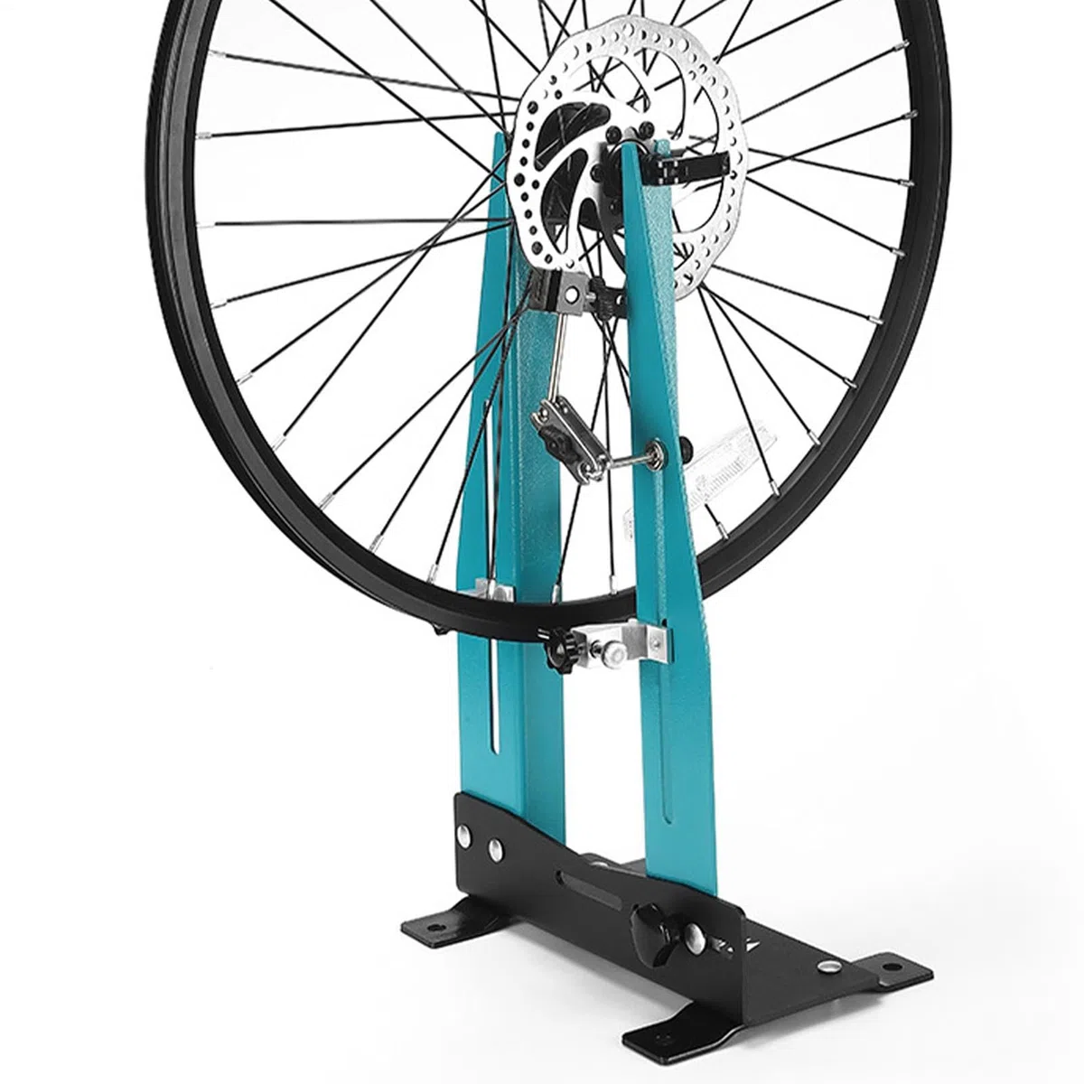 bicyclee - Strumento di regolazione del cerchione, stazione di riparazione | per allineamento ruote | Set di correzione ruote posteriori regolabile con chiavi a raggi, manutenzione di base per bici da