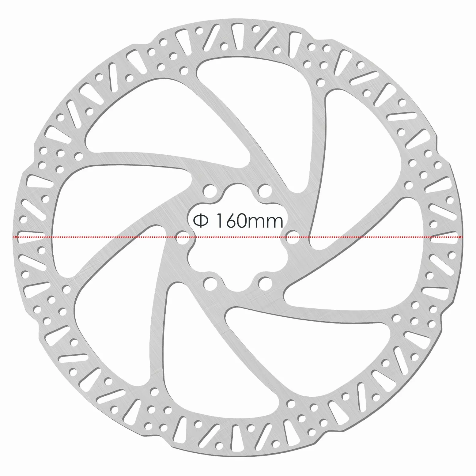 JFOYH Zoom Kit Freni Idraulici per eBike – Sensore Cut-off 2/3 Pin Impermeabile, Leve e Pinze Pre-Riempite, Rotori da 160 mm, Installazione Facile per Bici Elettriche