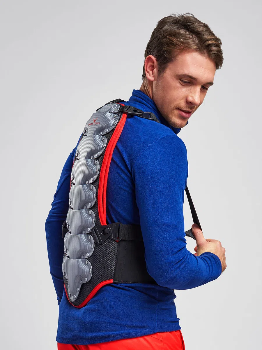 Black Crevice Protektor - Paraschiena per Schiena, Unisex, per Bambini