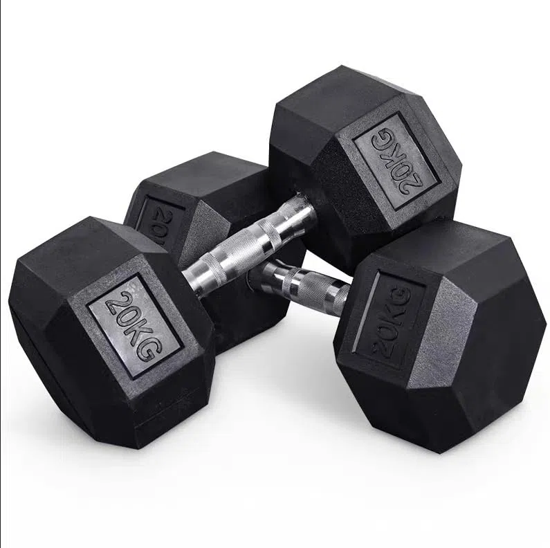 Generico Manubri Palestra Coppia Esagonali da 2,5KG A 50KG Casa Home Gym Bodybuilding Bilanciere Pesi Peso Fisso…