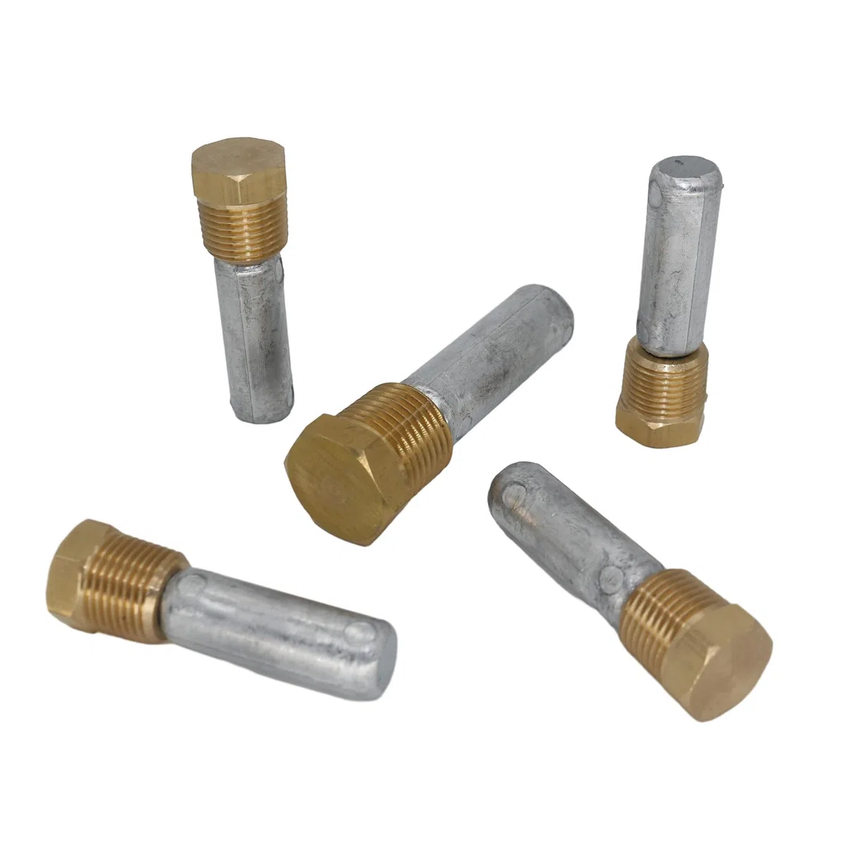 Anodo di zinco per Yanmar 6LY 6LPA 6LP e alcuni motori 4LHA 119574-18790 119574-44150, 5 pezzi