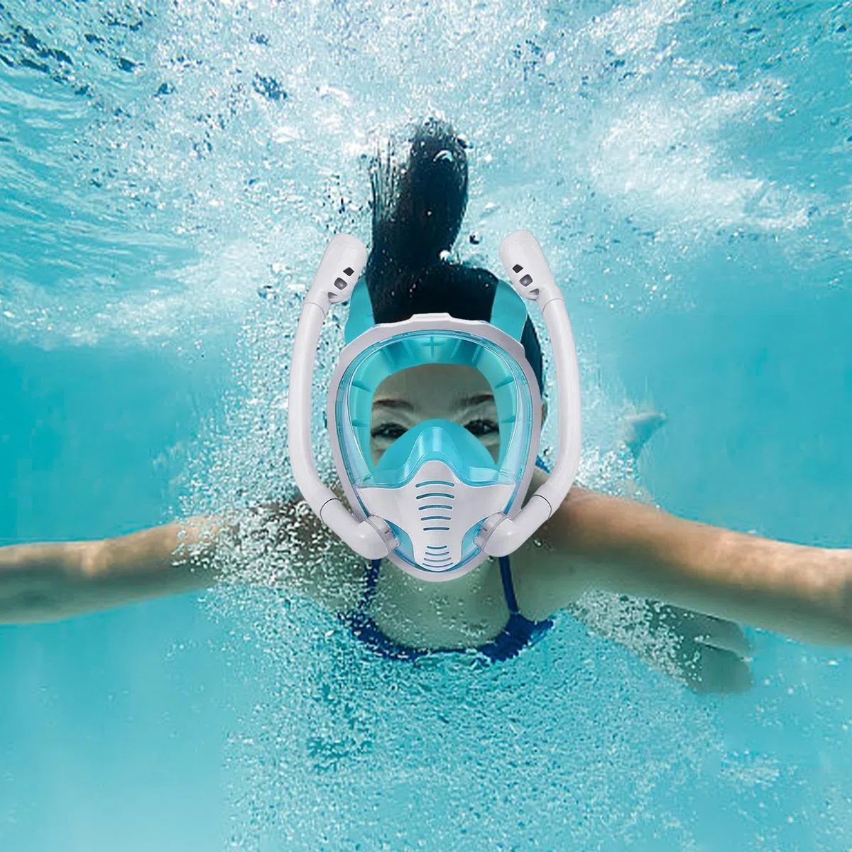 Goggles immersione piena faccia, attrezzatura da snorkeling Gli occhiali da | Attrezzatura per anti-Fog per adulti Donne e uomini Allenamento per il nuoto