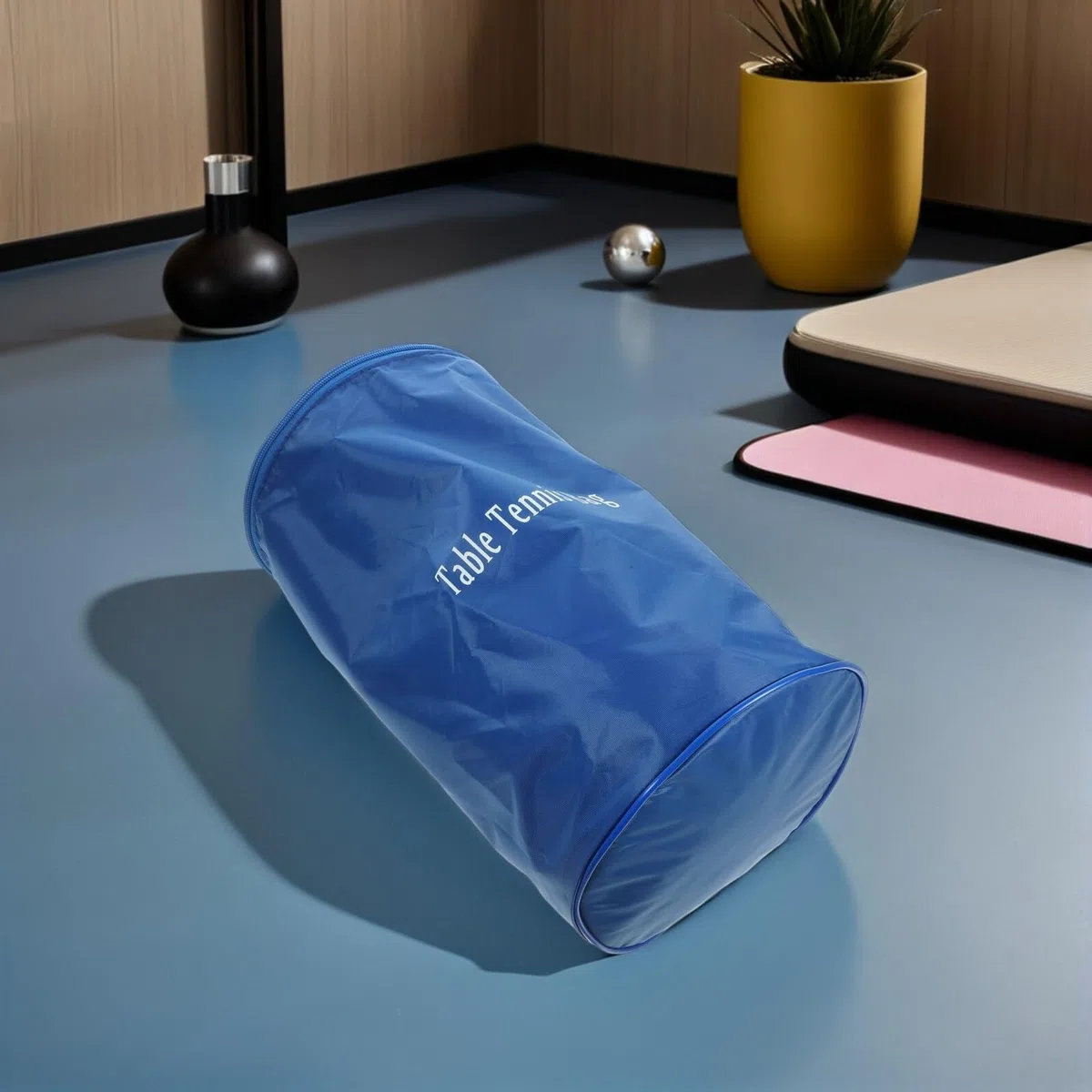 DECHOUS Borsa Raccoglipalle Ping Pong in Oxford Maniglia, 2 Pezzi | Scomparti Dedicati, Protezione da Urti, Polvere e Umidità, Portatile, per Palestra e Scuola
