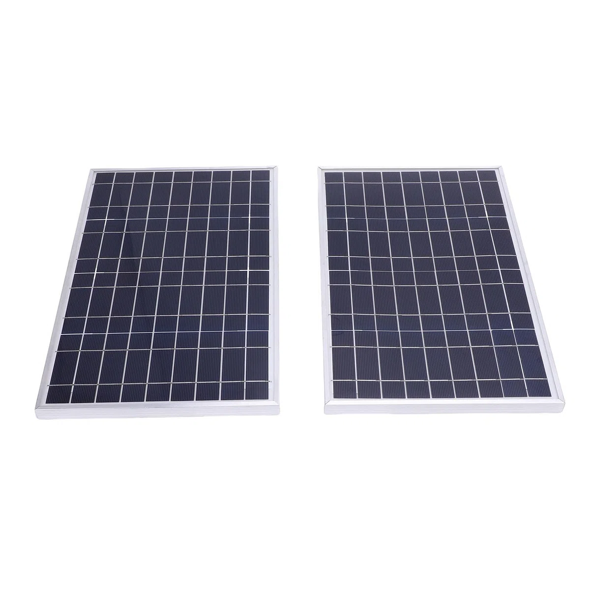 SIXRUN Kit Pannello Solare da 200 W, 2 Pannelli Solari Monocristallini Ad Alta Efficienza Al 23% con Regolatore di Carica Solare per Applicazioni Fuori Rete per, Roulotte, Barche,