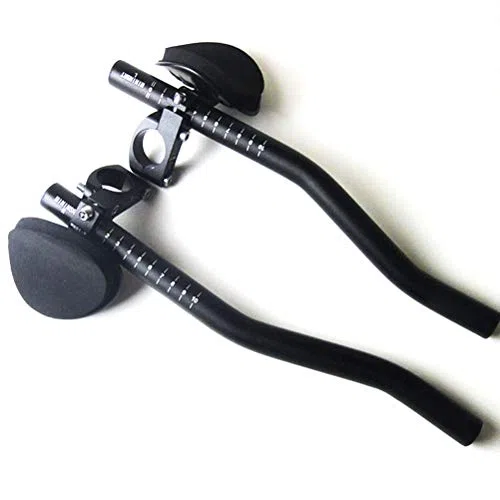 Manubrio Bici, Manubrio Bicicletta TT con Attrezzo Chiave Triathlon Aero Bar Manubrio Riposo Ciclismo per Mountain Bike Bici da Strada