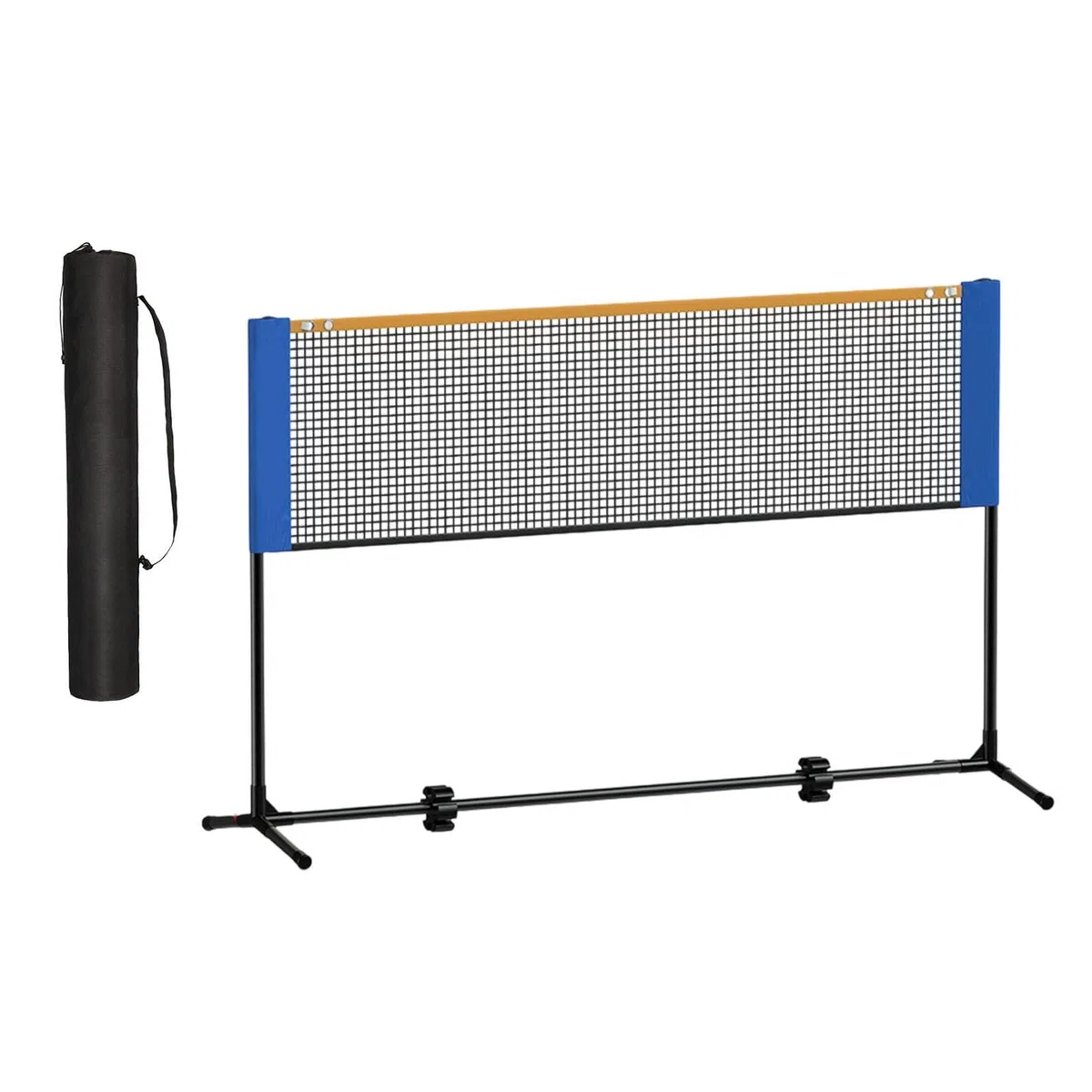 Rete da Badminton Portatile E Pieghevole con Supporto, Facile da Montare, Ideale per Allenamenti in Ambienti Interni O Esterni.