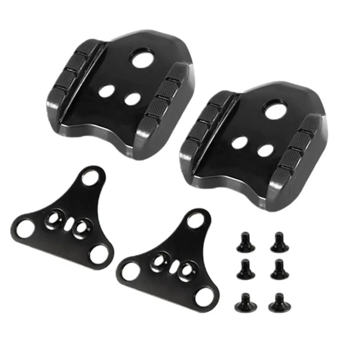 Piastra di bloccaggio per Pedali MTB e Bici da Strada, Adattatore per Scarpe SPD, tacchette per SPD H51/SH56, Supporto Antiscivolo stabilizzante.