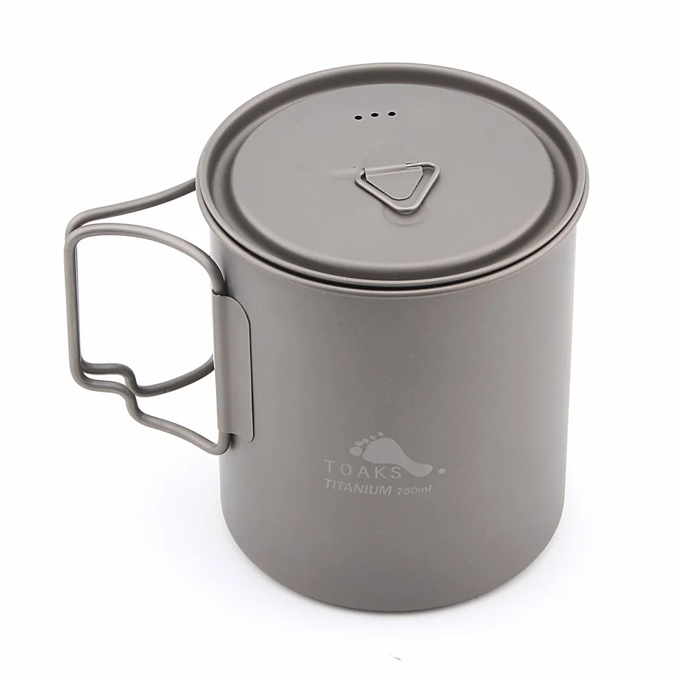 TOAKS Tazza portatile in titanio ultraleggero in titanio (750ml)