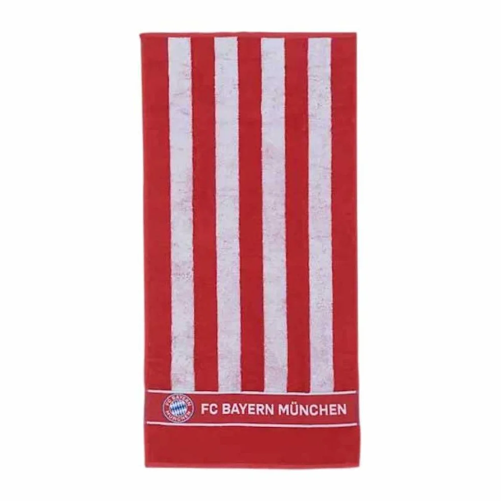 FC Bayern München Asciugamano rosso/bianco -