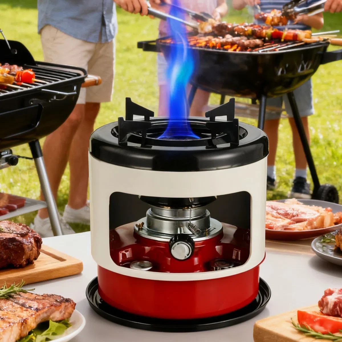 Forno a petrolio – Forno portatile e stufa, zaino fornello – Per | campeggio, caccia, trekking, alpinismo, garage, officina, cantiere, appassionati di attività all'aria aperta