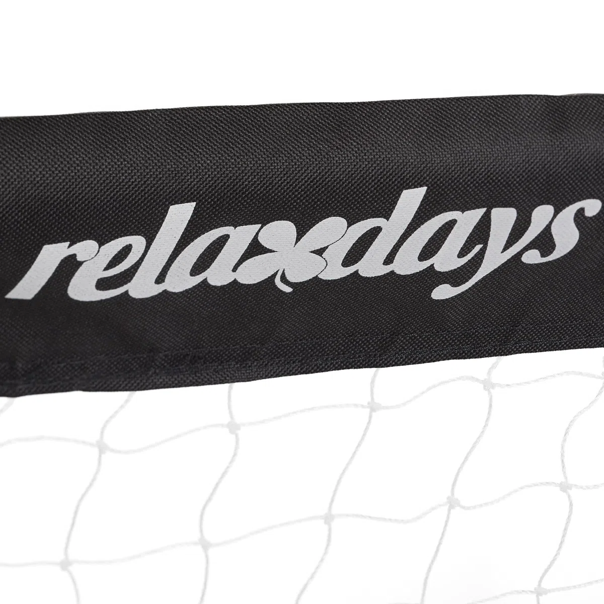 Relaxdays Porte da Calcio, Giardino, Set da 2 per Calcetto, Adulti e Bambini, in Metallo, con Rete, 110x150x75 cm, Nero