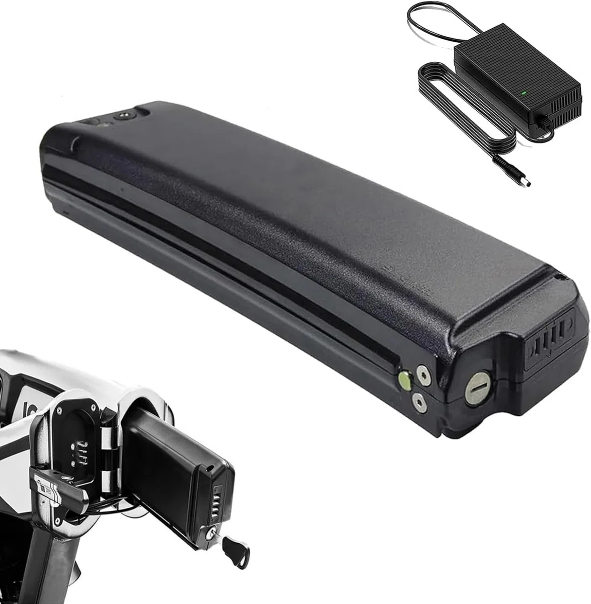 Batteria Pieghevole Per Bici Elettrica 36V 13Ah 18Ah 48V 10Ah 14Ah Ebike Batteria Batteria Per Bici Elettrica Per 50W-250W Con Caricabatterie 36V 13Ah