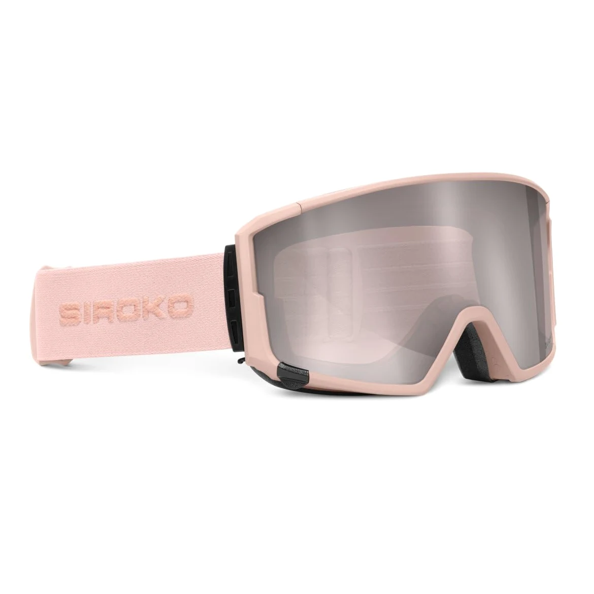 SIROKO - Maschera da Sci e Snowboard con Lente Magnetica G3 Tara Rosa