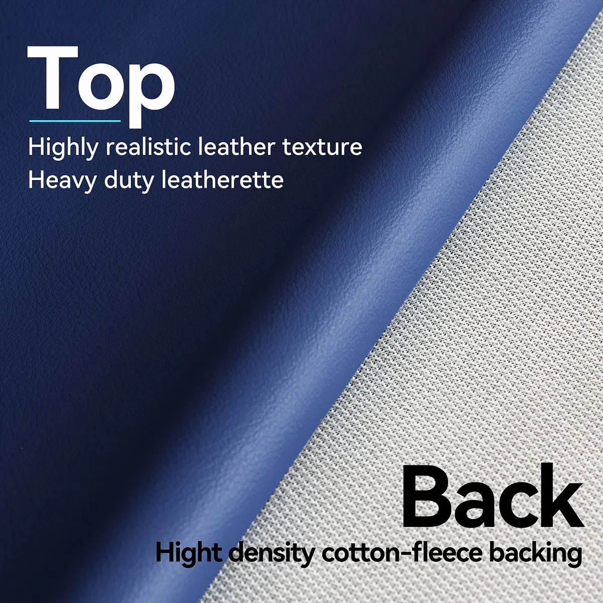 Copertura resistente in similpelle per tavolo da biliardo, impermeabile e antistrappo, per tavolo da biliardo 2,2/2,3 m (2,8 piedi/blu)