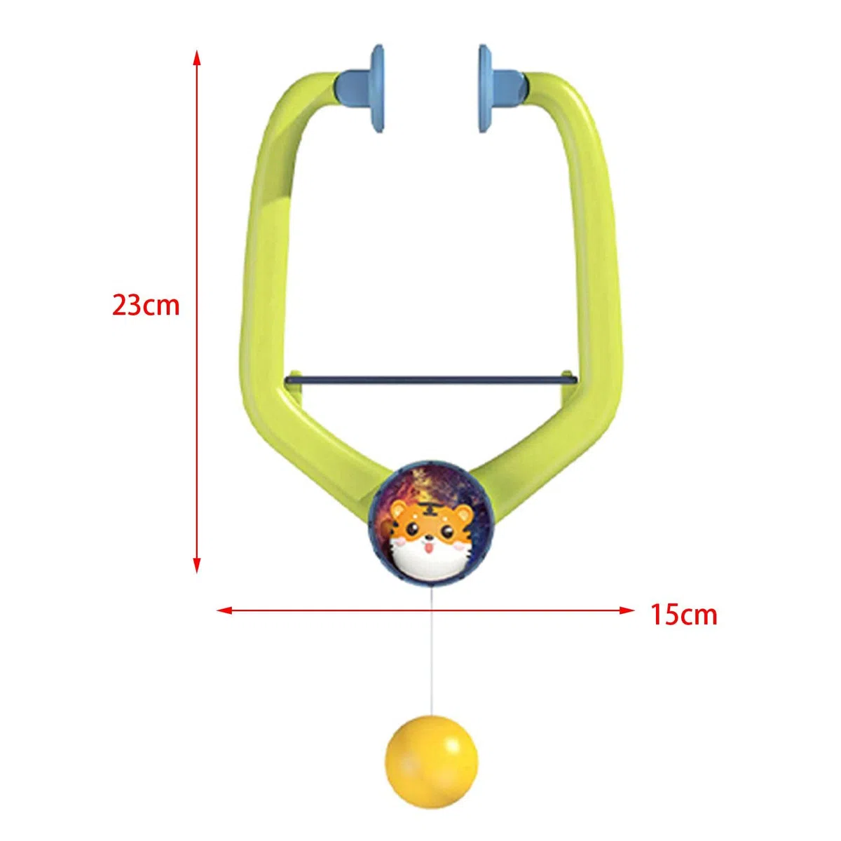 2 Pezzi Pong Set da Interno Appendibile Racchette Palle Portatile Migliora Reazioni Adatto Divertimento Familiare Allenamento