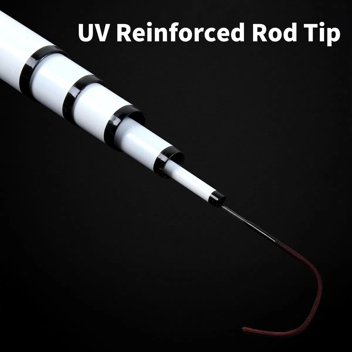 Canne da pesca telescopiche in carbonio da 3,6m, 3,9m, 4,5m, 4,8m, 5,4m, 5,7m, 6,3m, 7,2m, 8,1m canne da pesca ultraleggere e super rigide, ideali per laghi, bacini artificiali e fiumi