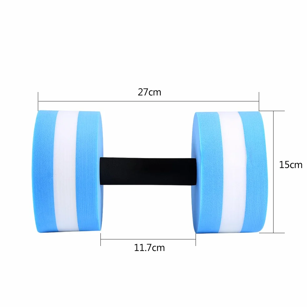 Manubri d'Acqua 2 Pezzi 10,6 x 5,9 '' Eva Aerobics Dumbbell Bilanciere Acquatico Aqua Fitness per Piscina Esercizio