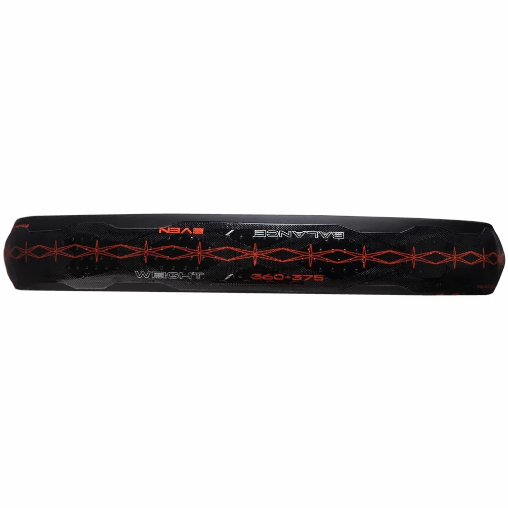 Racchetta da paddle adidas CROSS IT CTRL 3.3, nera, arancione, forma rotonda, gomma EVA ad alta memoria, fibra 15k