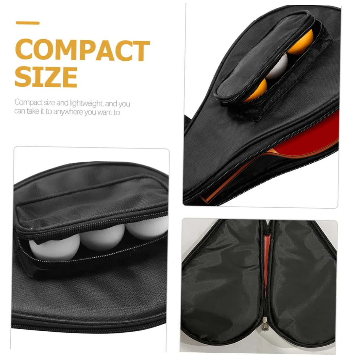 BESPORTBLE 3 Pezzi Custodia Per Racchetta Da Pong Borsa Portaoggetti in Tessuto Oxford Per Borsa Sportiva Portatile Da Viaggio