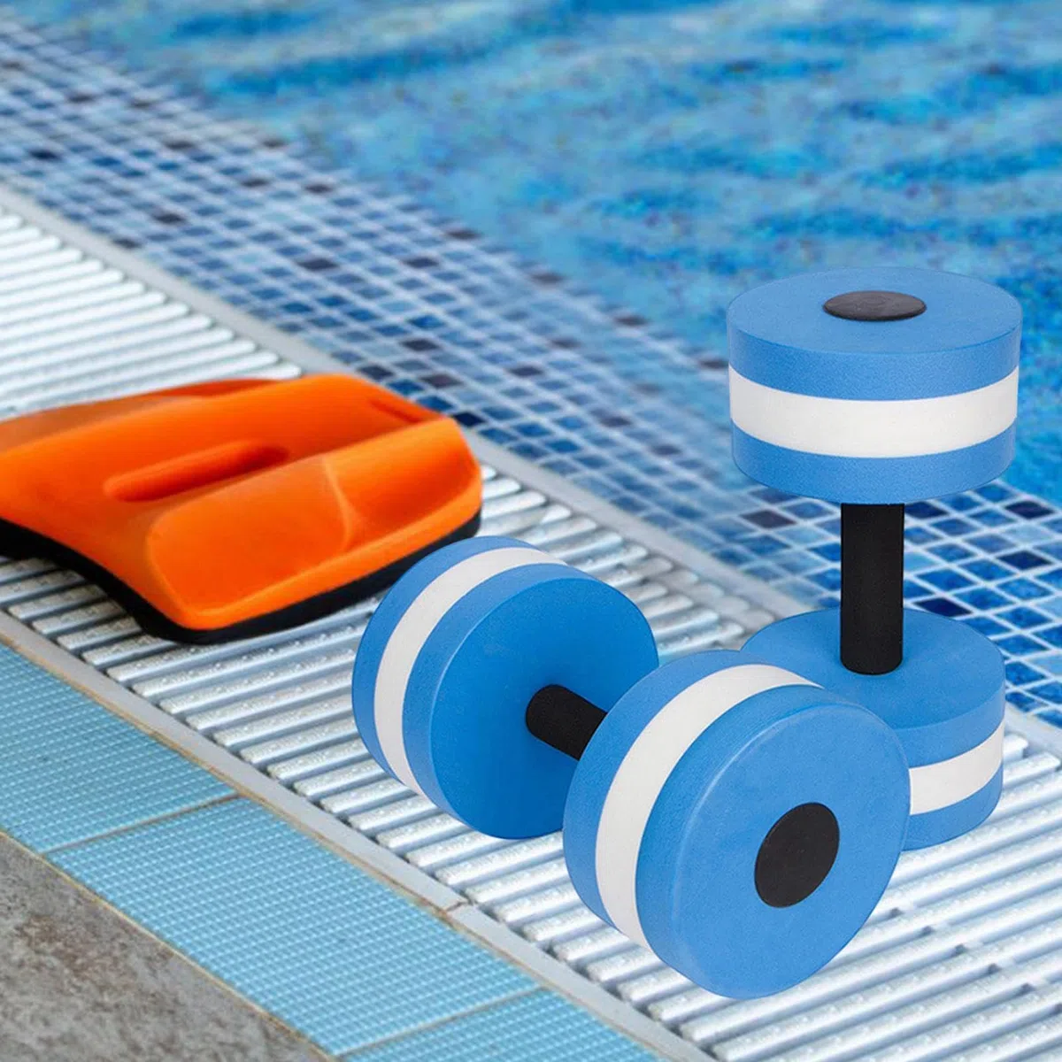Pesi da piscina per esercizi in acqua, manubri per fitness acquatico, attrezzatura aerobica in acqua, per donne, uomini, adulti, allenamento, piscina, spa