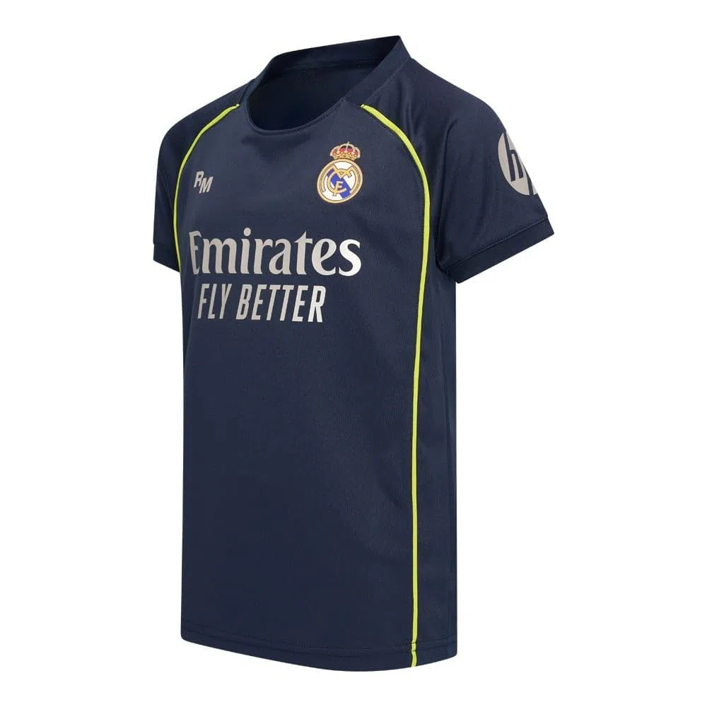 Real Madrid Camiseta Infantil 2a Equipación 25-26 Camicia Unisex - Bambini e Ragazzi (Pacco da 1)