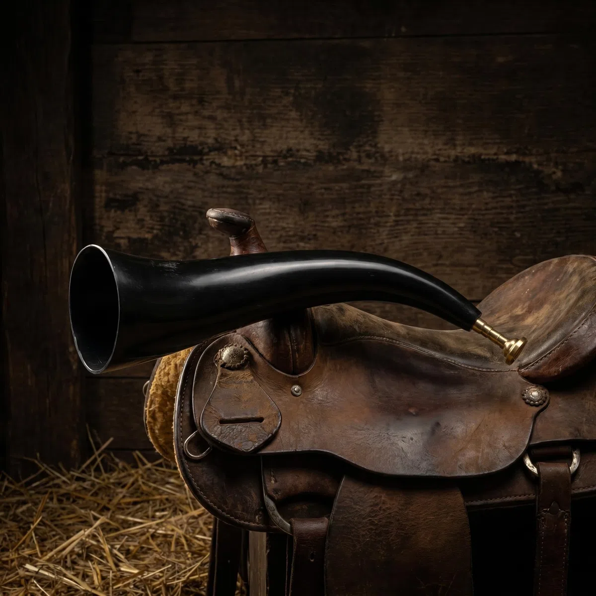Kisangel Autentica Tromba in Corno di Mucca - Tromba Naturale per tifo alle Partite di Calcio - Strumento Musicale Unico per Feste e spettacoli