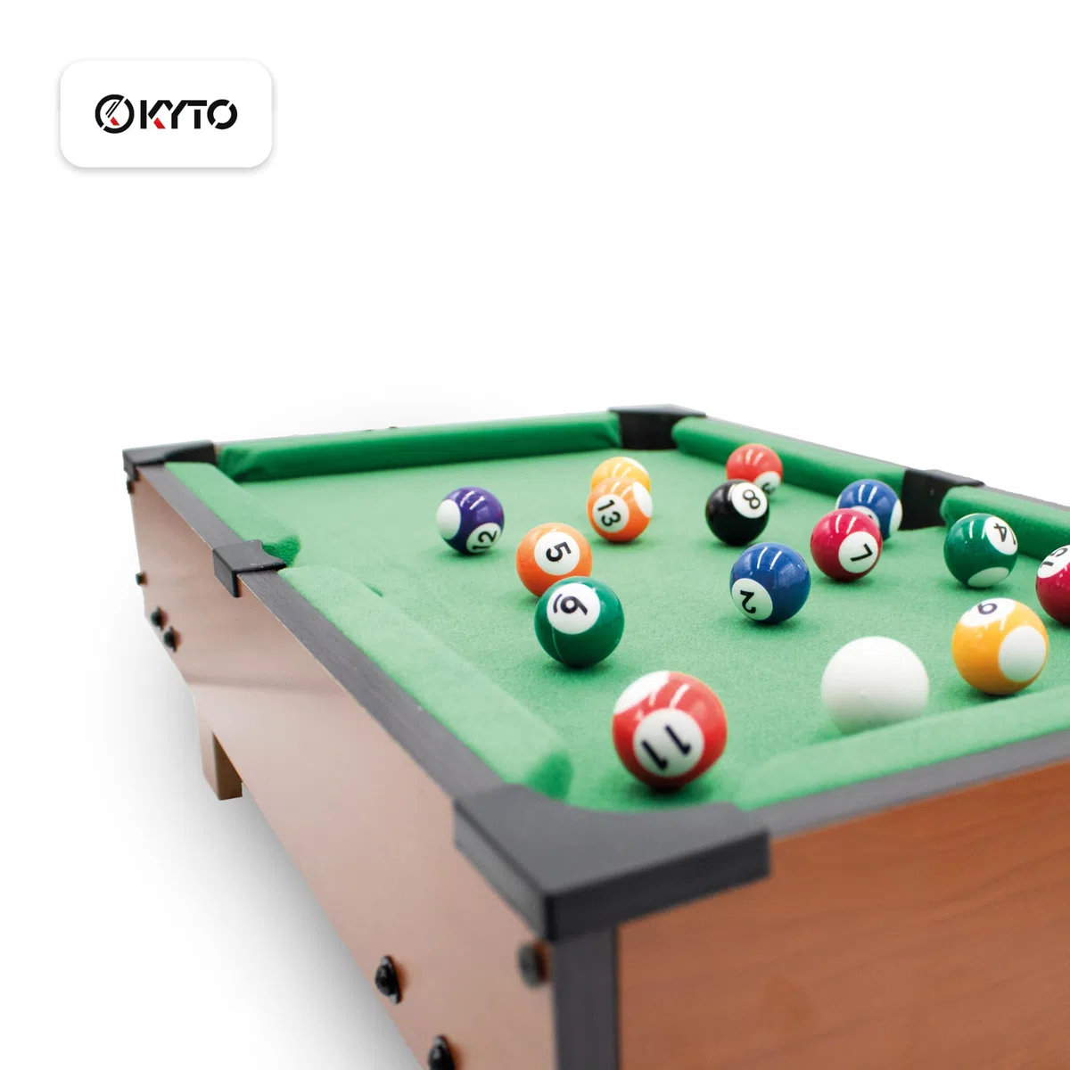 Kyto Mini biliardo da tavolo per bambini e adulti – Tavolo compatto per piscina per casa o in viaggio – Mini tavolo da biliardo per ufficio