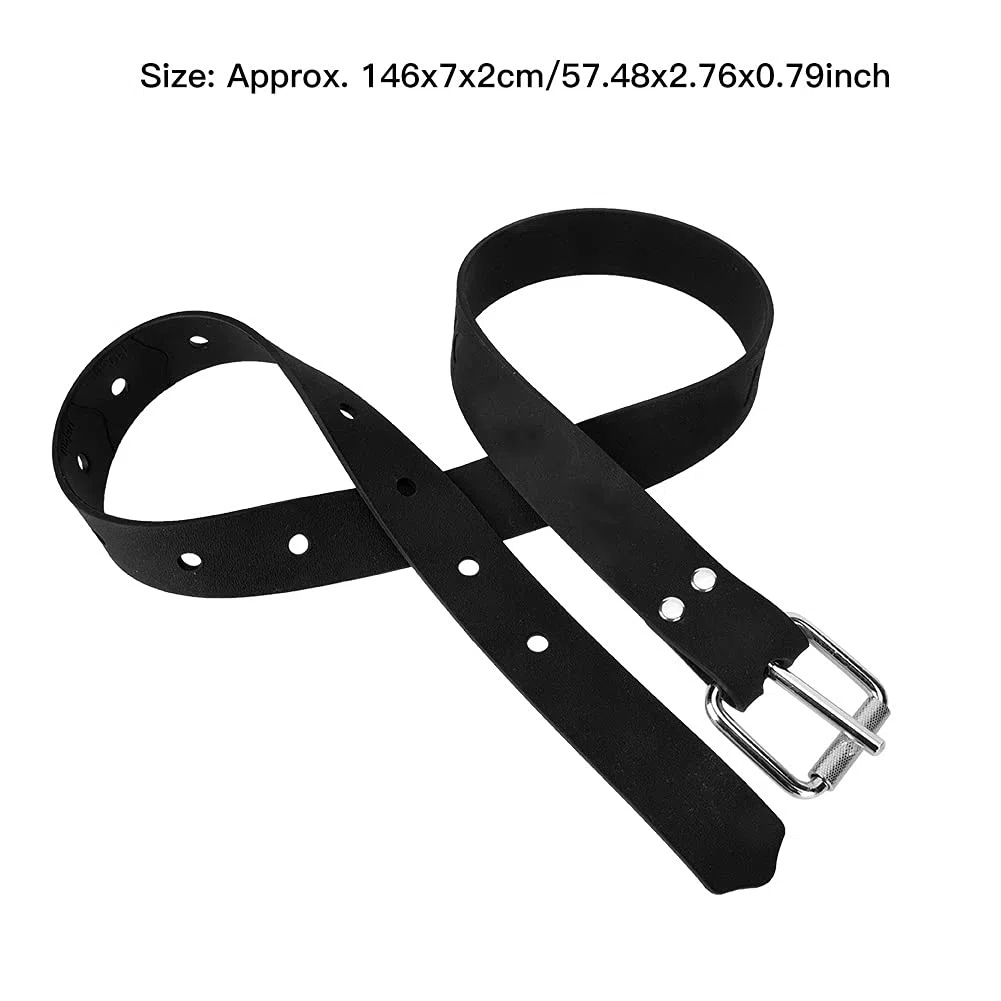 Cintura Subacquea Regolabile da 1,5 Metri Cinturino Contrappeso in Gomma Leggera per lo Snorkeling e gli Sport Acquatici Rosso Camouflage 1 PZ