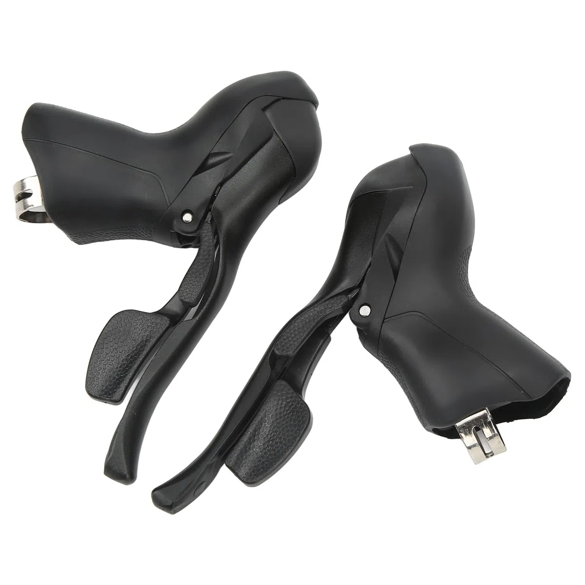 Dilwe Leve Freno Bici, 2 Pezzi in Lega di Alluminio PVC 7 velocità Accessori per Bici da Strada con Cavi Cambio e Cavi Freno per Manubrio da Strada Manubrio Megafono