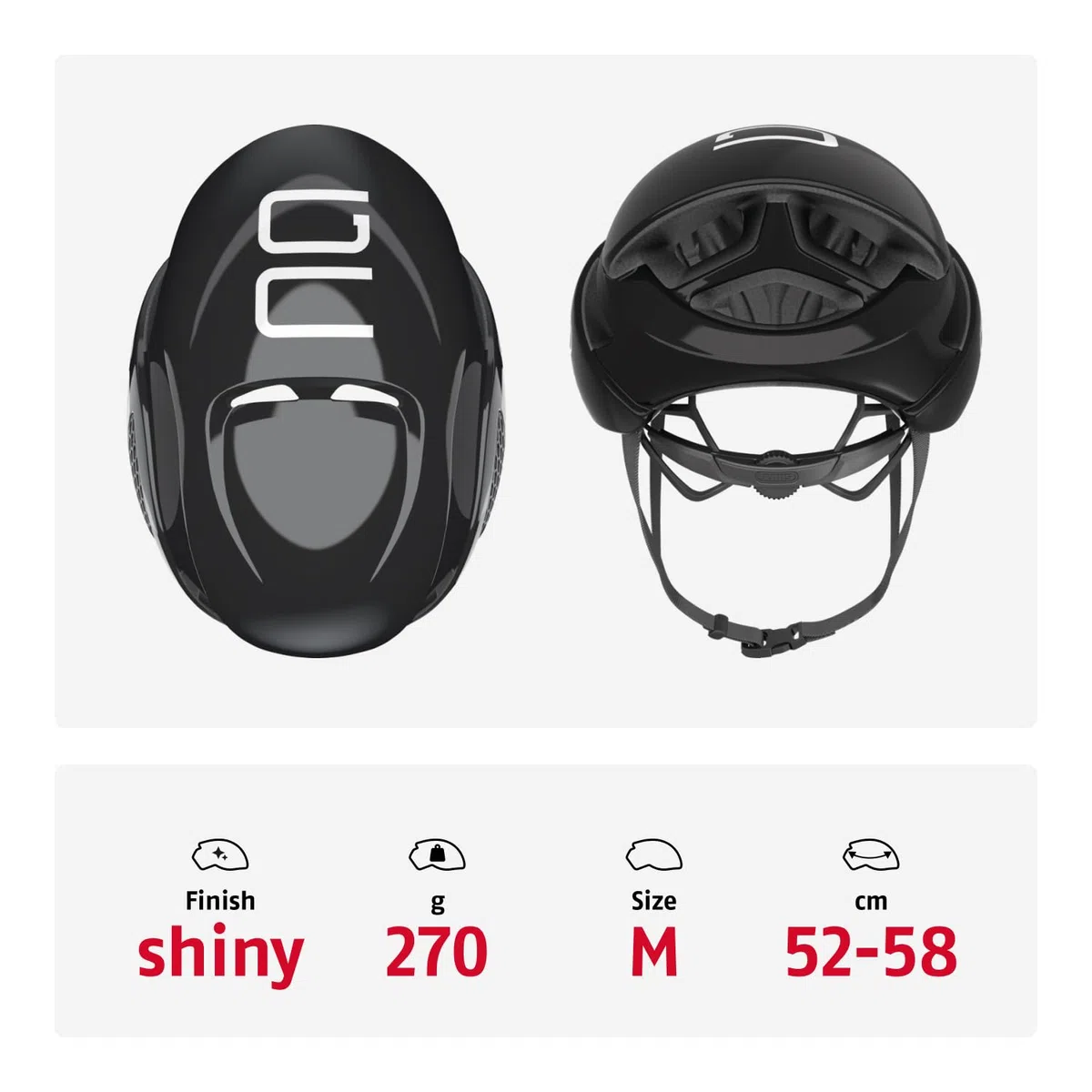 ABUS Casco da bici da strada GameChanger - Casco da bici aerodinamico con proprietà di ventilazione ottimali per uomini e donne | Casco con cinghie aerodinamiche, sistema di raffreddamento, supporto occhiali, regolazione, apertura coda