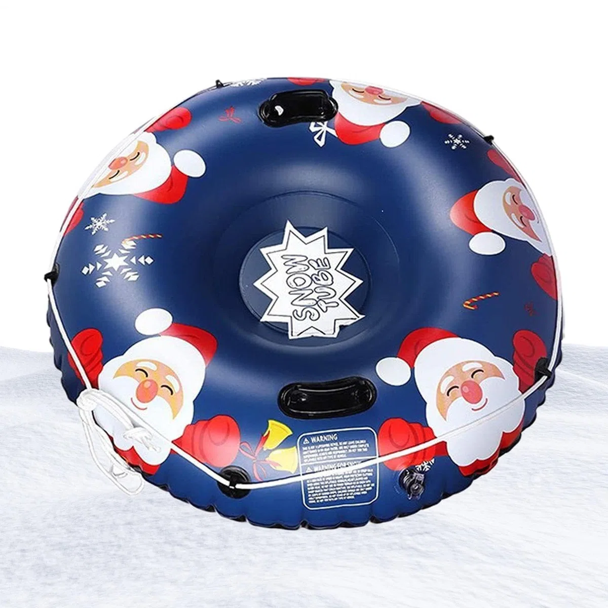 Slittino gonfiabile da neve con maniglie | Slittino da neve per sport, sci all'aperto, salvataggio, sabbia, Natale, avventura, pesca