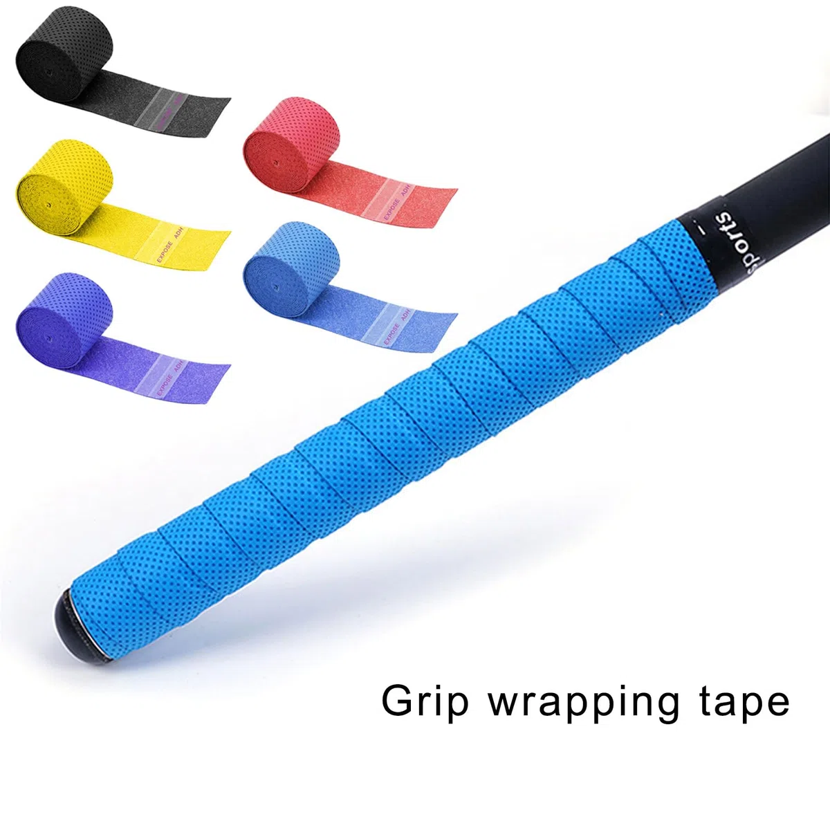5Pcs Tennis Grip Testa Overgrip Antiscivolo Racchette Da Tennis Grip Antiscivolo Nastro Sudore Per Tennis Squash Badminton Enduring