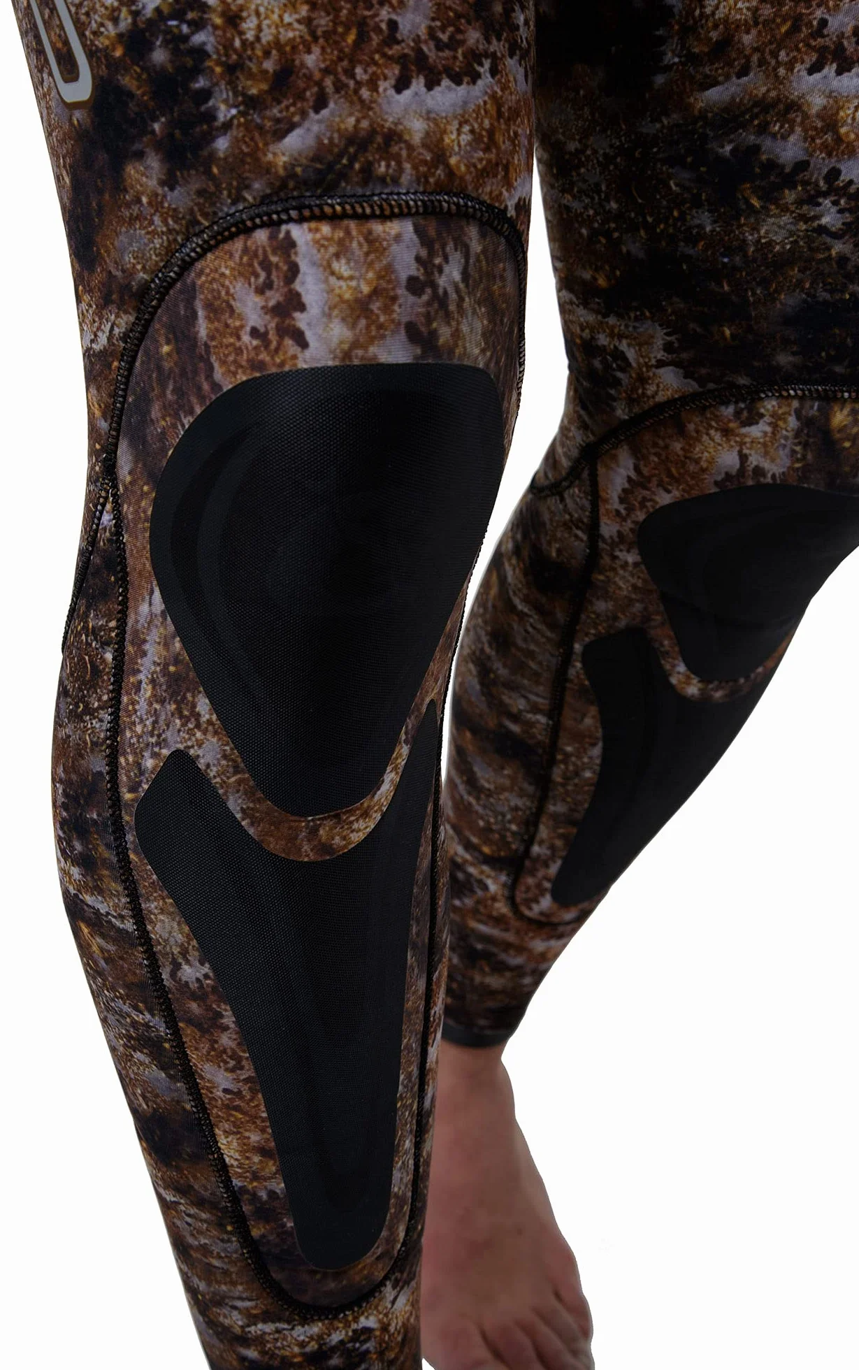 Cressi Katana 2 Pieces Wetsuit - Muta Apnea e Pesca per Uomo, disponibile in Neoprene 3/5/7mm colore Marrone Mimetico