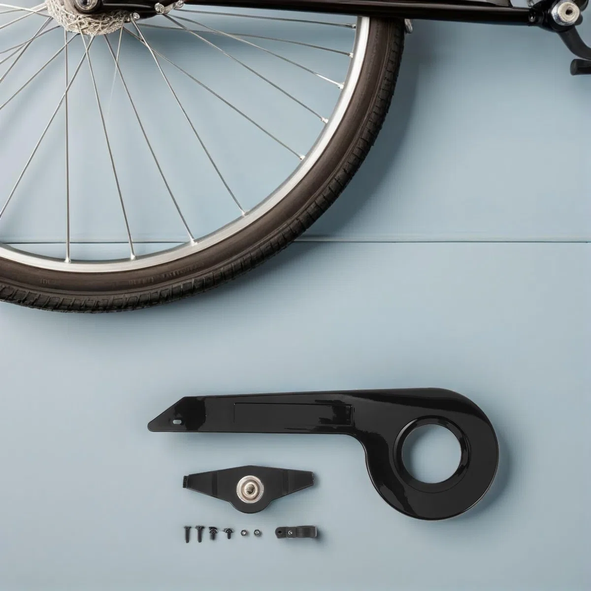 Cabilock Protezione per Catena Bicicletta Copricatena per Pignone 32-36T Copripedivella Leggero Anti-Rumore Compatibile Mountain Bike e Bici da Corsa