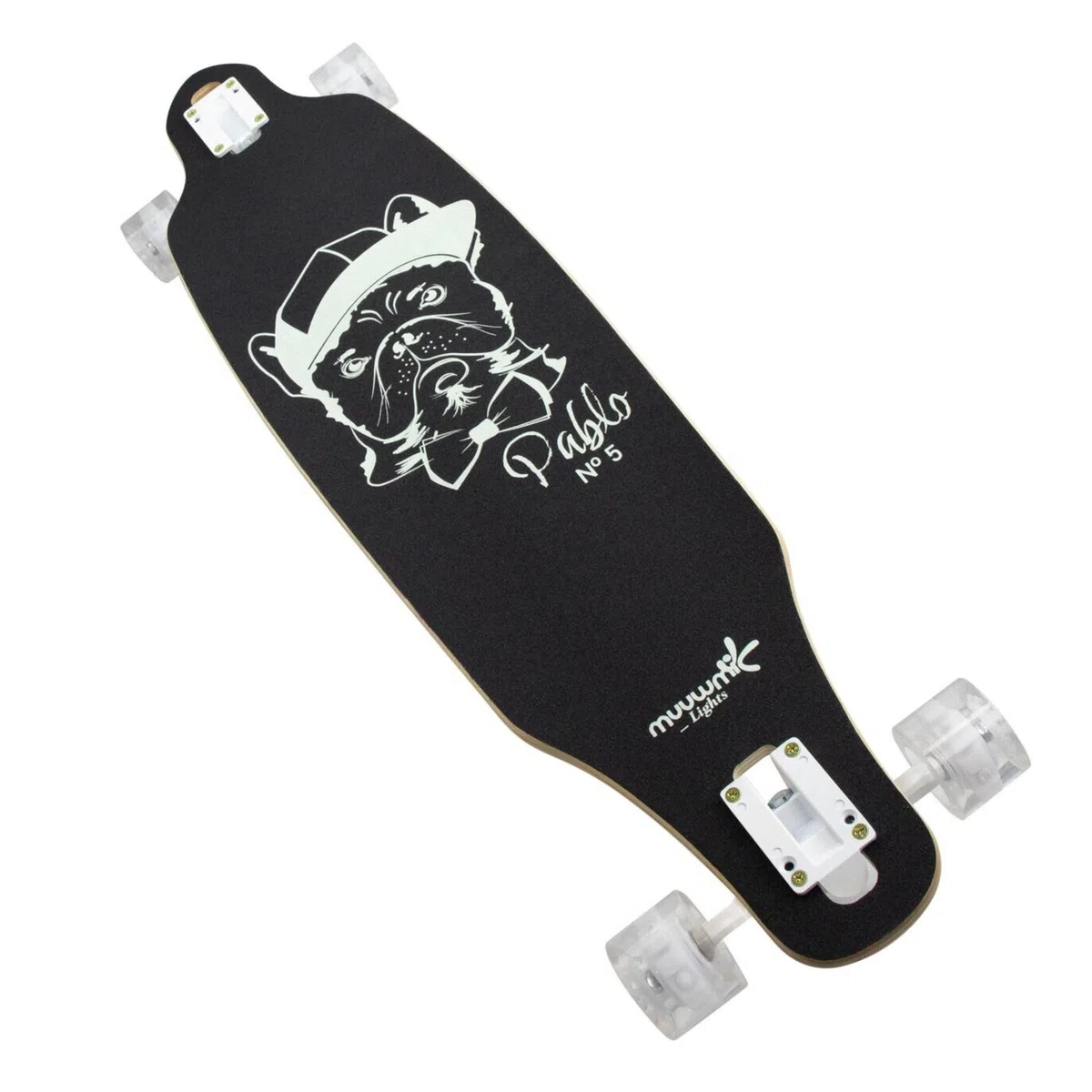 MUUWMI Longboard, Skateboard Unisex Bambini