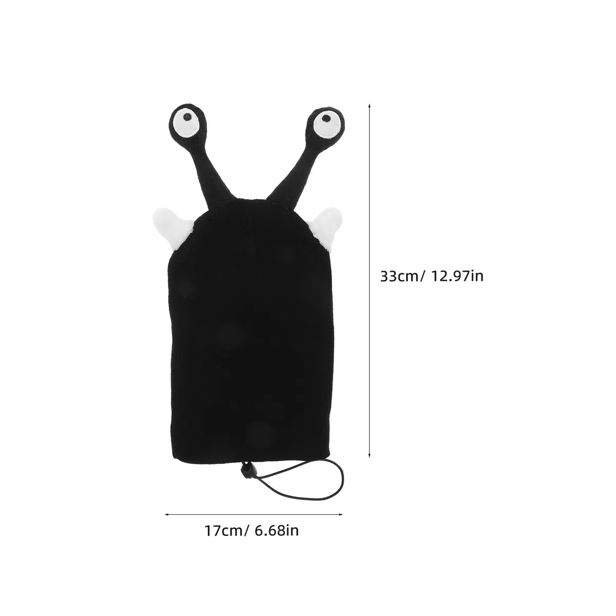 ORFOFE 2 Pezzi Copricasco per Sport Invernali in Maglia con Antenne, Copertura per Casco da Sci e Bici, Protezione Invernale Antivento e Compatibile, Accessorio Divertente per Piste da