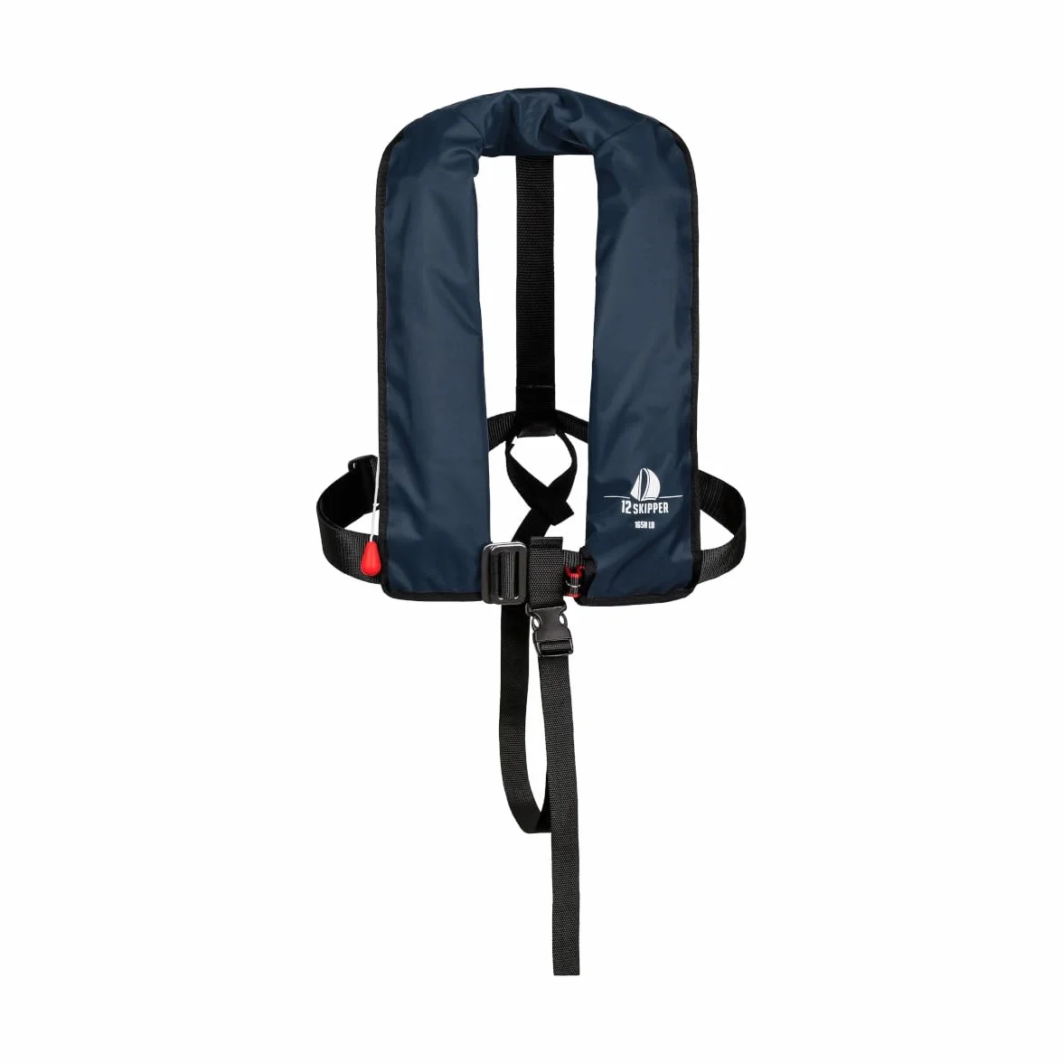 Set di 4 giubbotti automatici da 12 miglia, diversi modelli, Blu mare, 165N + Lifebelt
