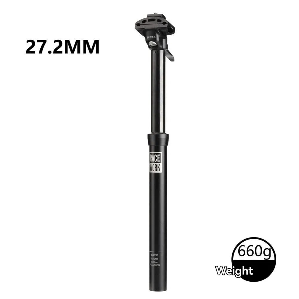 Reggisella Telescopico per Bici da 27,2 Mm, Reggisella Regolabile per Bicicletta, Reggisella Telescopico