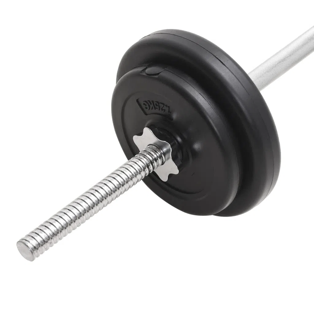 vidaXL Set Bilanciere e Manubri 30 kg