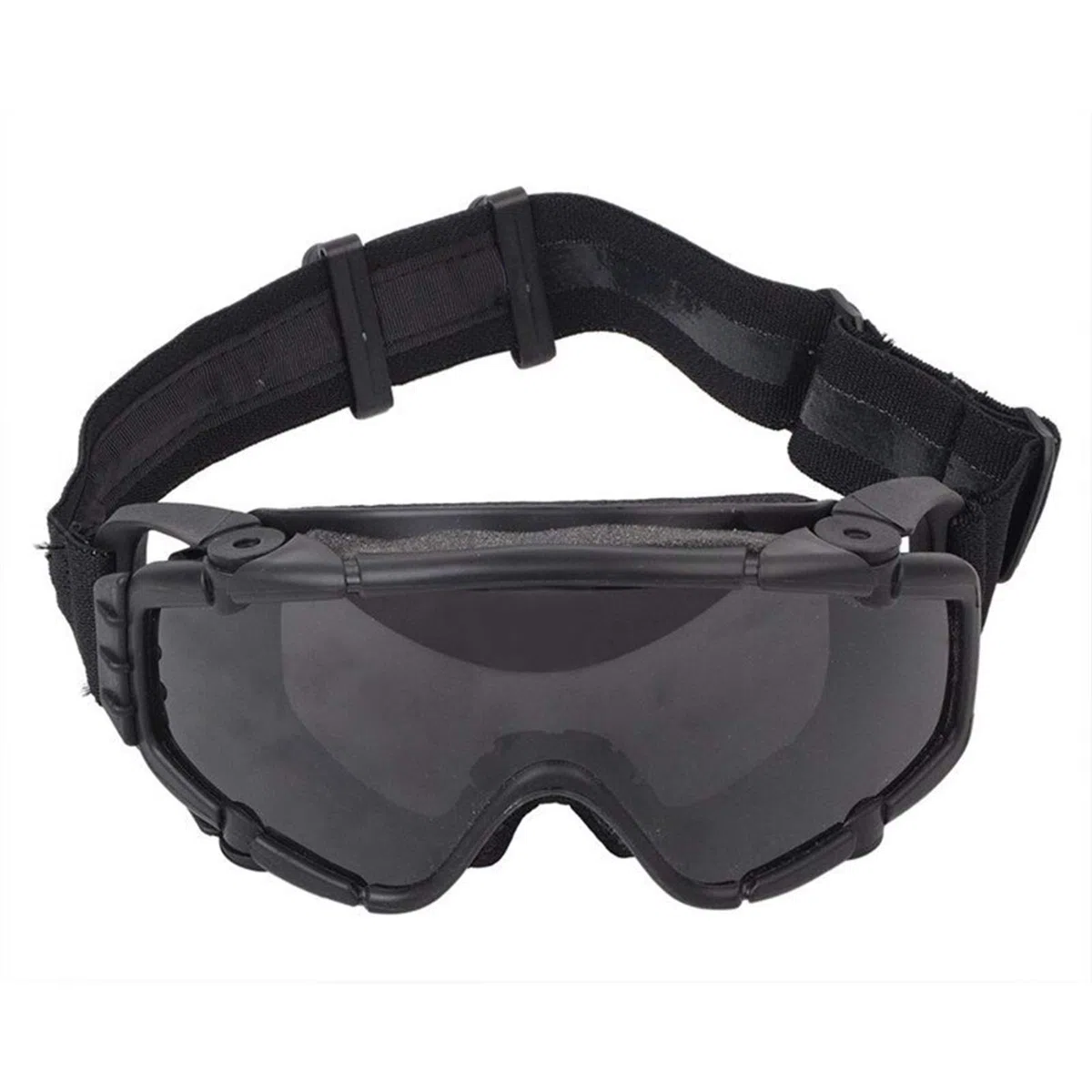 Occhiali da Sci, Occhiali antiappannamento con Ventola, Occhiali di Sicurezza Antipolvere Airsoft per Paintball con 2 Lenti